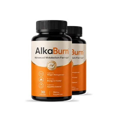 AlkaBurn 2 bottles package, 60-day supply